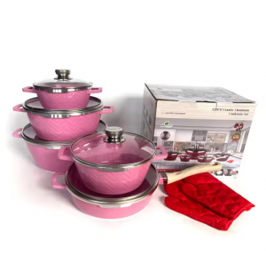 High Cost Performance Cookware Sets Non Stick Aluminum Cooking Pot Set Soup Frying Pan Set NonStick Cookware