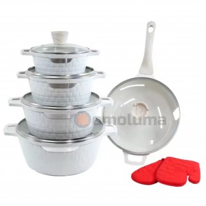 gas Granite Cookware Nonstick Frying Pan Aluminium Cooking Pots and Pans Sets Kitchen Cookware Set