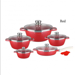 High Cost Performance Cookware Sets Non Stick Aluminum Cooking Pot Set Soup Frying Pan Set NonStick Cookware