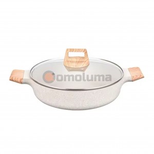 Custom Fry Pan Shallow Casserole kitchen cookware set Sauce pots and pans aluminum pan nonstick cookware sets