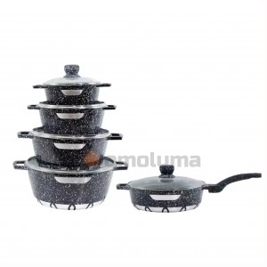 Factory Direct Wholesale Aluminium Cook Pot Cookwares 28cm Deep Frying Nonstick 32cm Pan Soup Pot Sets