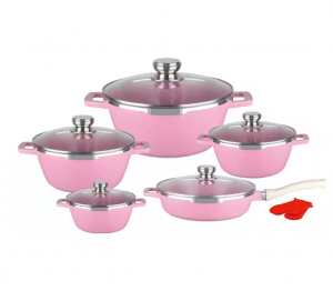 High Cost Performance Cookware Sets Non Stick Aluminum Cooking Pot Set Soup Frying Pan Set NonStick Cookware